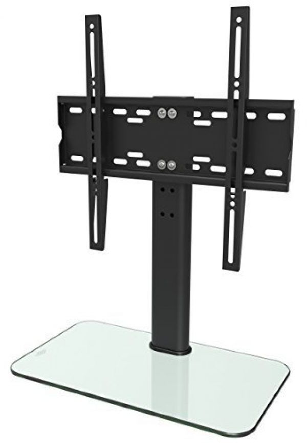 Well Known Modern Black Universal Tabletop Tv Stands For Ricoo Tv Stand Rack Fs304w Monitor Mount Universal Led (Photo 4 of 10)