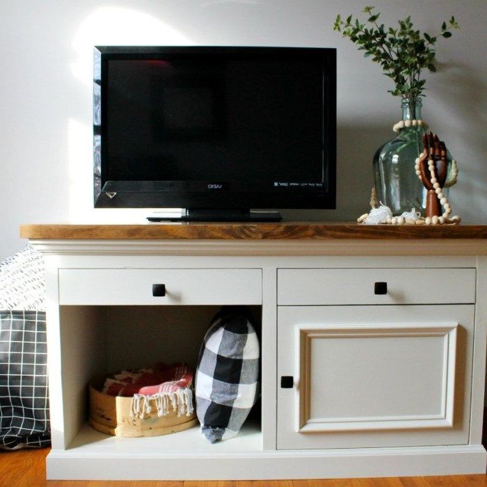 Well Known Space Saving Gaming Storage Tv Stands For How To Build A Tv {or Aquarium!} Stand (Photo 10 of 10)