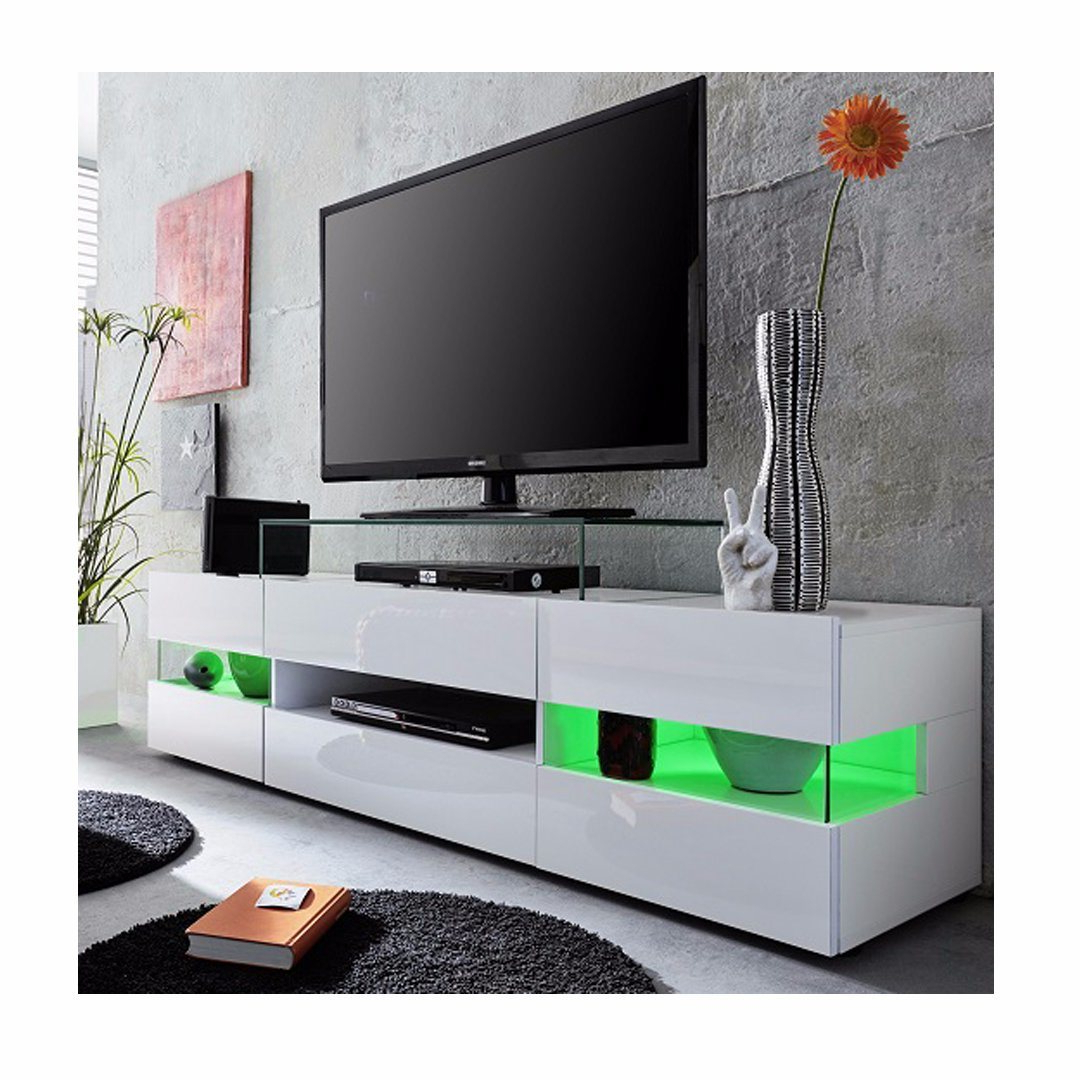 Featured Photo of 10 Best Ideas Zimtown Tv Stands with High Gloss Led Lights