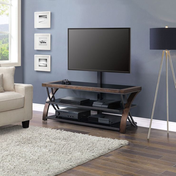 Well Liked Caleah Tv Stands For Tvs Up To 65" For Bayside Furnishings Burkedale 3 In 1 Tv Stand For Tvs Up (View 2 of 25)