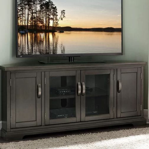 Well Liked Camden Corner Tv Stands For Tvs Up To 60" Intended For Bungalow Rose Hafner Tv Stand For Tvs Up To 60" & Reviews (Photo 9 of 10)