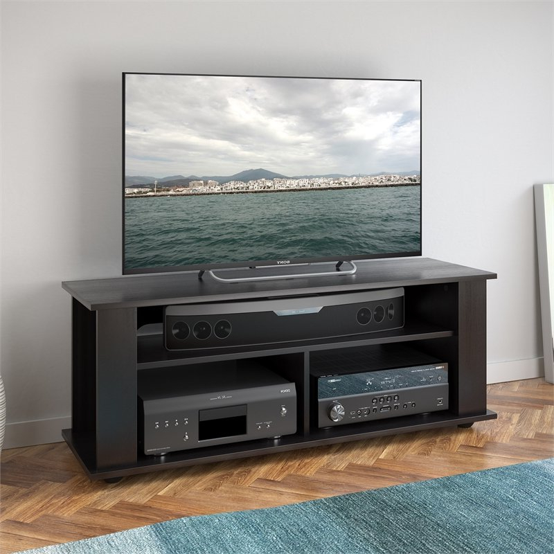 Well Liked Corliving Bakersfield Tv Stand In Ravenwood Black – For For Twila Tv Stands For Tvs Up To 55" (View 8 of 25)