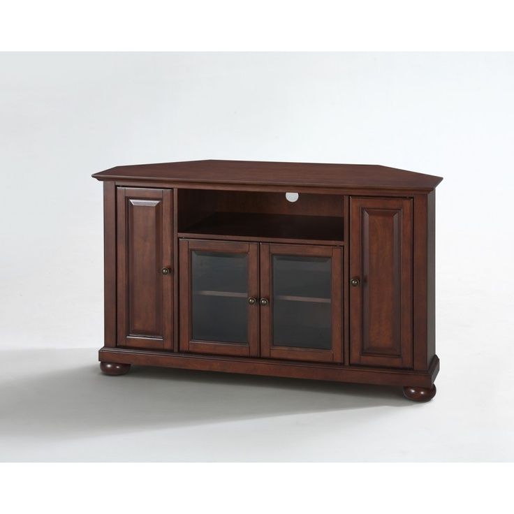 Well Liked Crosley Alexandria 48" Tv Stand Finish: Vintage Mahogany Intended For Alexandria Corner Tv Stands For Tvs Up To 48" Mahogany (Photo 9 of 10)