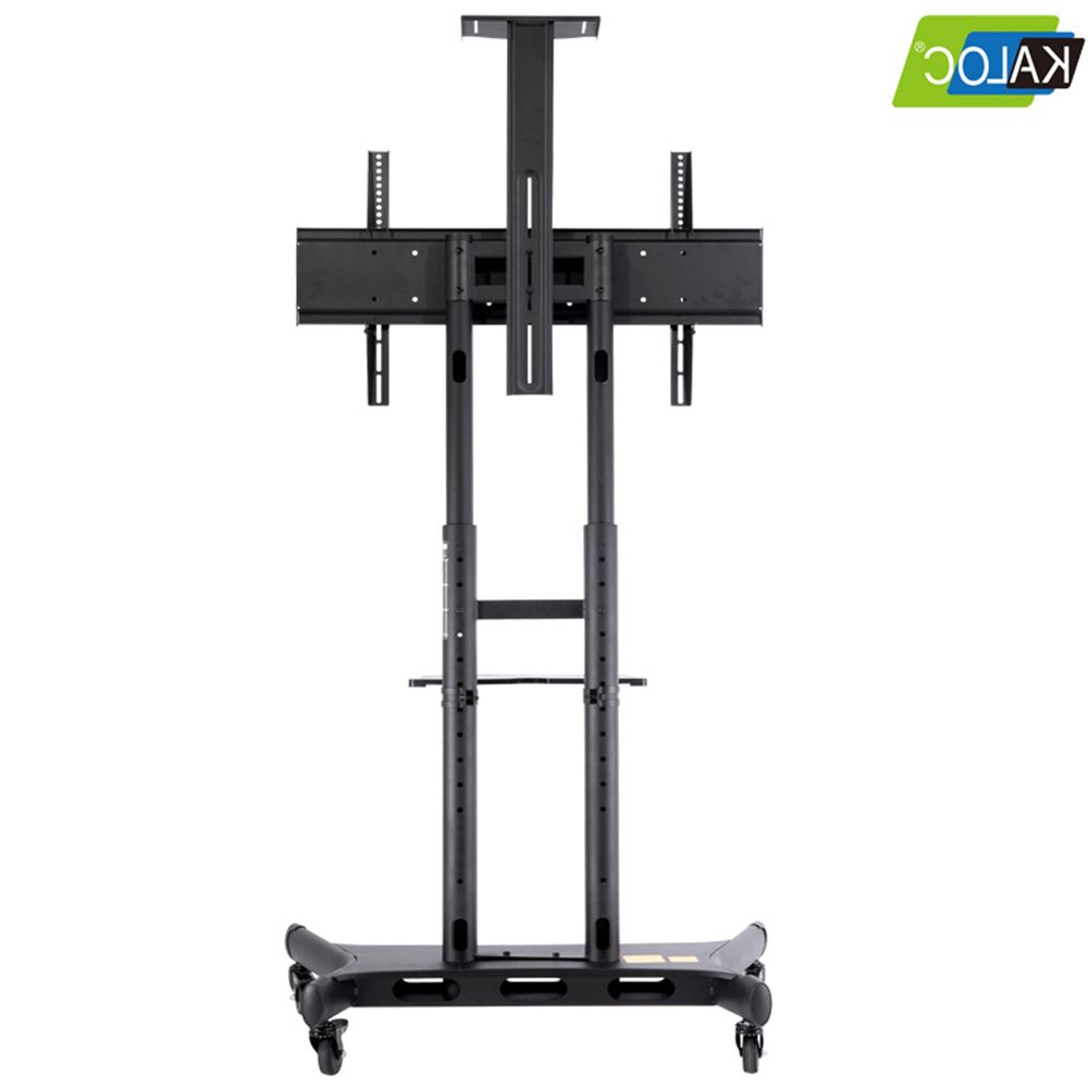 Well Liked Mount Factory Rolling Tv Stands For Height Adjustable Tv Stand With Mount Sliding Removable Tv (View 8 of 10)