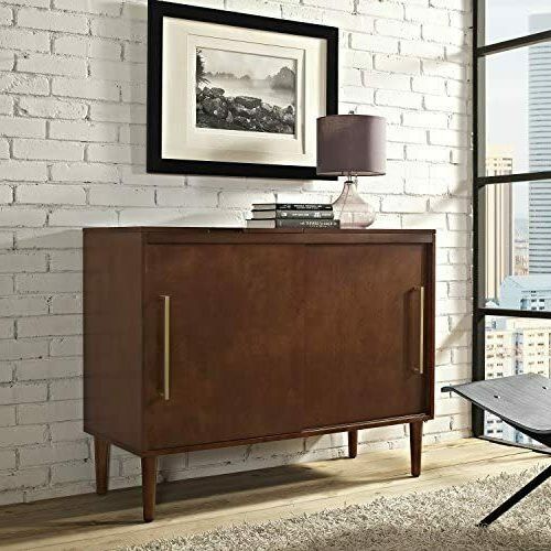 Well Liked Shelby Corner Tv Stands Regarding Crosley Furniture Cambridge 60 Inch Low Profile Tv Stand (View 6 of 10)