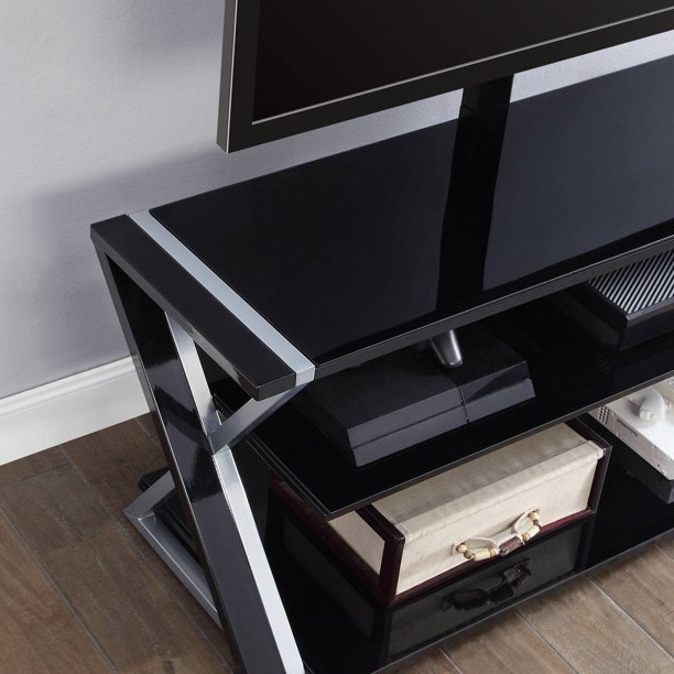 Whalen Xavier 3 In 1 Tv Stand For Tvs Up To 70", With 3 Within Favorite Whalen Payton 3 In 1 Flat Panel Tv Stands With Multiple Finishes (View 2 of 10)