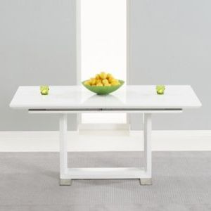 Becks High Gloss Extending Dining Table With 6 Milan Grey For Recent Glossy Gray Dining Tables (View 7 of 10)