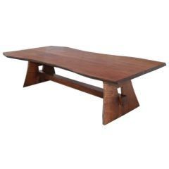 Black Walnut Trestle Table, Custom Madepetersen Intended For Favorite Black And Walnut Dining Tables (View 8 of 10)