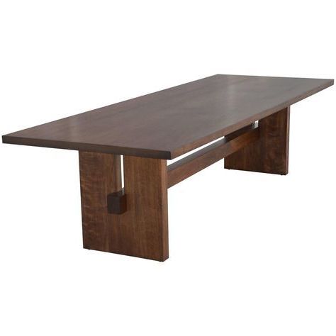 Black Walnut Trestle Table, Custom Madepetersen Regarding Most Up To Date Dark Walnut And Black Dining Tables (View 4 of 10)