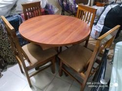 Dark Brown Round Dining Tables Intended For Favorite Round Dining Table At Best Price In India (View 10 of 10)