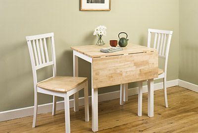 Gray Drop Leaf Tables With Regard To Famous Jackson Table White / Natural – No Chairs – Dinette (View 3 of 10)