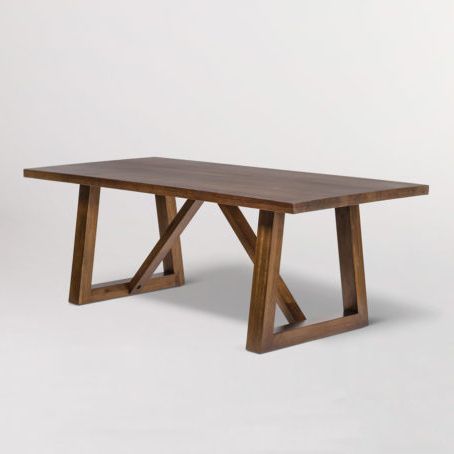 Mendocino 84″ Rectangular Dining Table – Alder & Tweed Intended For Latest Natural Rectangle Dining Tables (View 4 of 10)
