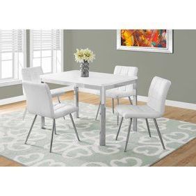 Most Up To Date Chrome Metal Dining Tables Regarding Monarch Dining Table 36"x 48" / Chrome With 8mm Tempered (View 9 of 10)