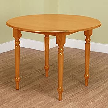 Preferred Gray Drop Leaf Tables Within Amazon – Target Marketing Systems 40 Inch Round Drop (View 10 of 10)
