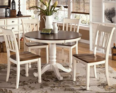 Recent White Counter Height Dining Tables Inside White Cottage Dining Set With Round Counter Height Table (View 5 of 10)