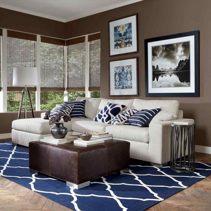 14 Incredible Navy Blue And Cream Living Room Ideas — Breakpr (View 1 of 10)