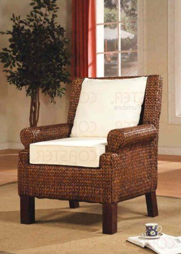 2017 Gray And Natural Banana Leaf Accent Stools In Coaster Woven Banana Leaf Living Room Accent Chaircoaster Home (View 4 of 10)