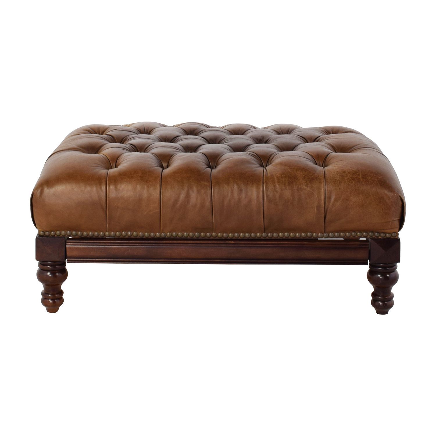 [%77% Off – Antique Tufted Leather Ottoman With Secret Storage / Storage With 2017 Orange Tufted Faux Leather Storage Ottomans|orange Tufted Faux Leather Storage Ottomans For Newest 77% Off – Antique Tufted Leather Ottoman With Secret Storage / Storage|most Up To Date Orange Tufted Faux Leather Storage Ottomans Regarding 77% Off – Antique Tufted Leather Ottoman With Secret Storage / Storage|2017 77% Off – Antique Tufted Leather Ottoman With Secret Storage / Storage Throughout Orange Tufted Faux Leather Storage Ottomans%] (View 9 of 10)