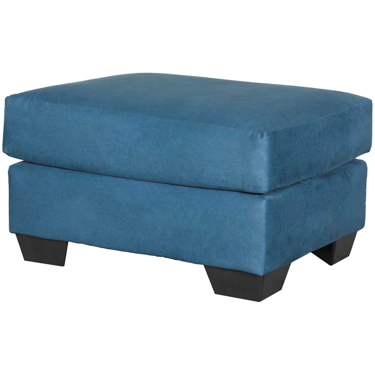 Afw Intended For Dark Blue And Navy Cotton Pouf Ottomans (View 4 of 10)