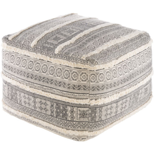 Beige And Dark Gray Ombre Cylinder Pouf Ottomans Inside Well Known Pouf Ottomans Free Shipping (Photo 6 of 10)