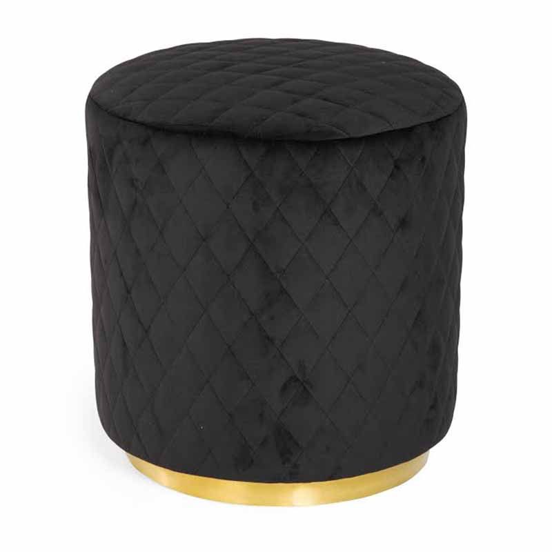 Beige Trellis Cylinder Pouf Ottomans With Most Popular Ariel Ottoman (View 9 of 10)