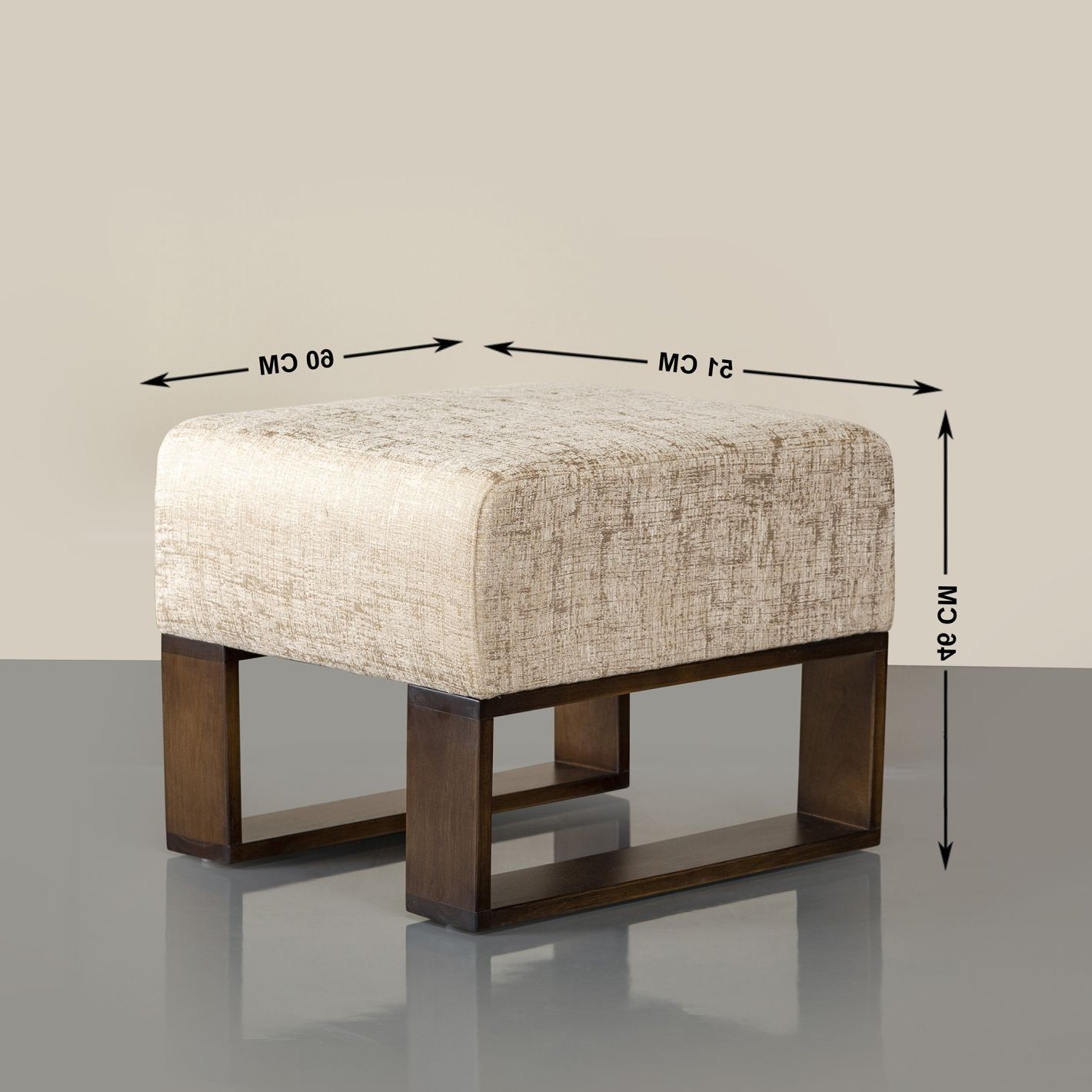 Beige With Regard To Textured Tan Cylinder Pouf Ottomans (View 8 of 10)