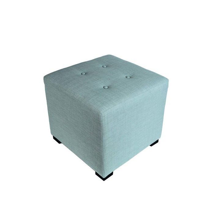 Cube Ottoman, Square Ottoman, Ottoman With Well Known Twill Square Cube Ottomans (View 5 of 10)