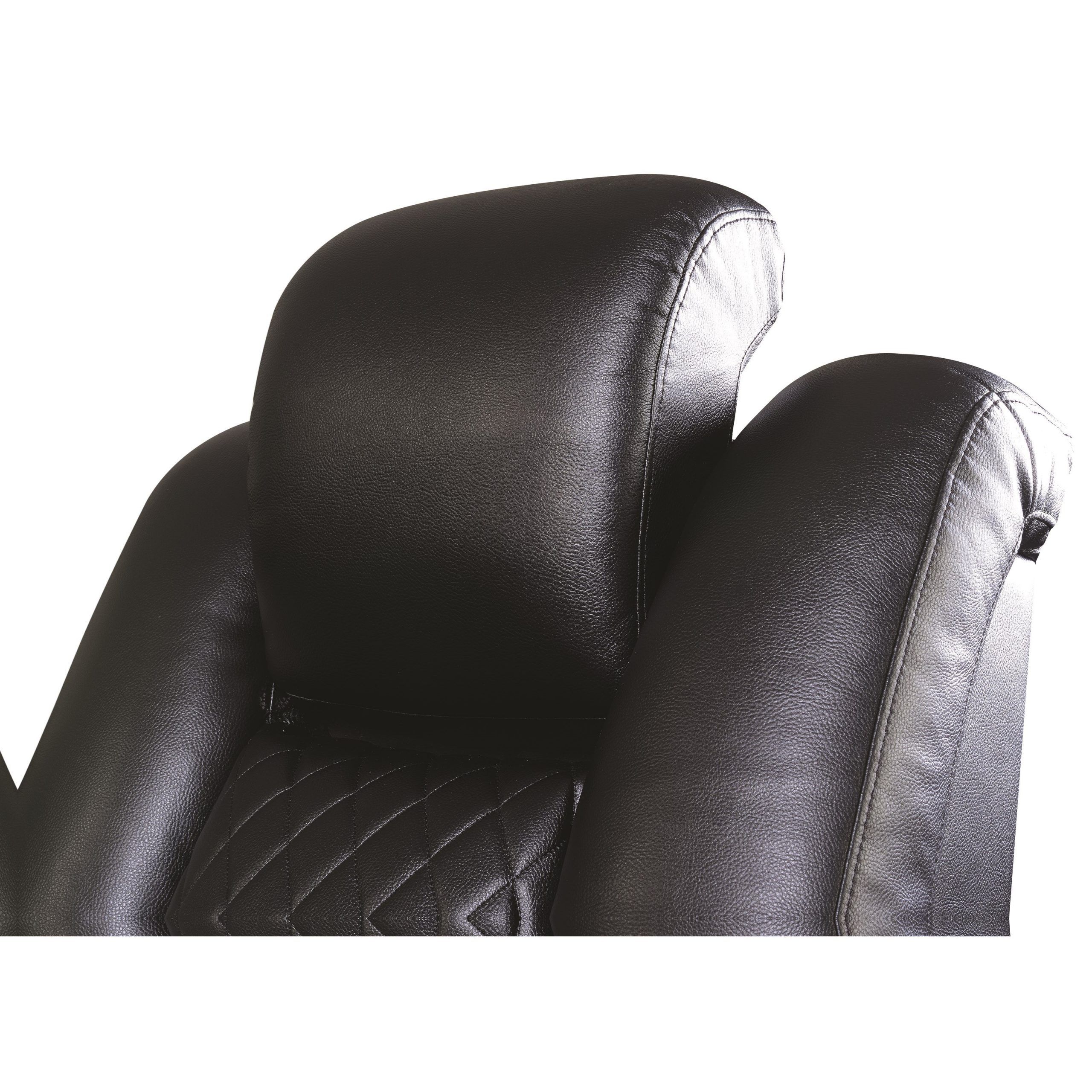 Delangelo Theater Power Leather Reclining Sofa With Cup Holders Within Widely Used Espresso Faux Leather Ac And Usb Ottomans (View 8 of 10)