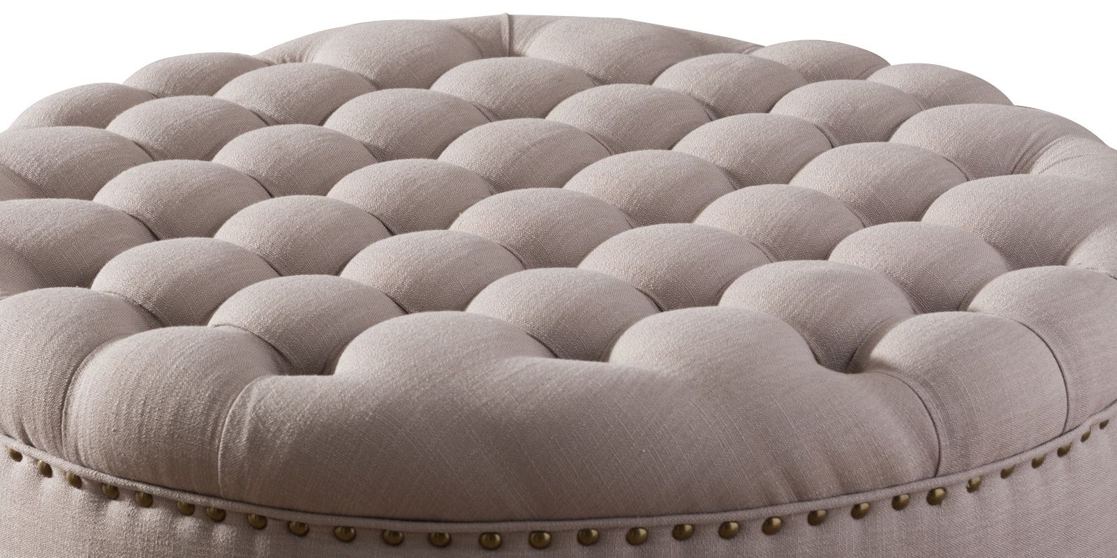 Dreamzz Furniture With Regard To Brown Fabric Tufted Surfboard Ottomans (View 3 of 10)