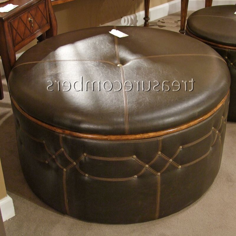 Ebay Intended For Recent Round Blue Faux Leather Ottomans With Pull Tab (View 8 of 10)