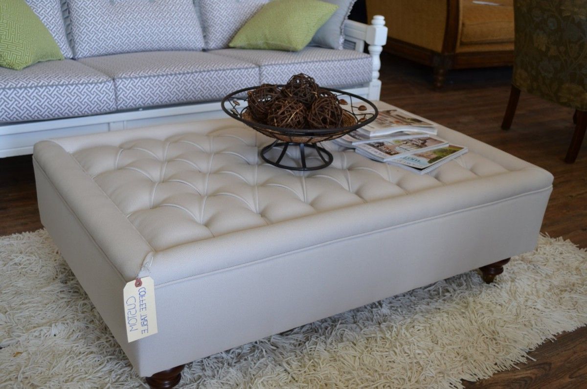 Fabric Oversized Pouf Ottomans With Regard To Most Current Large Square Storage Ottoman – Homesfeed (View 10 of 10)