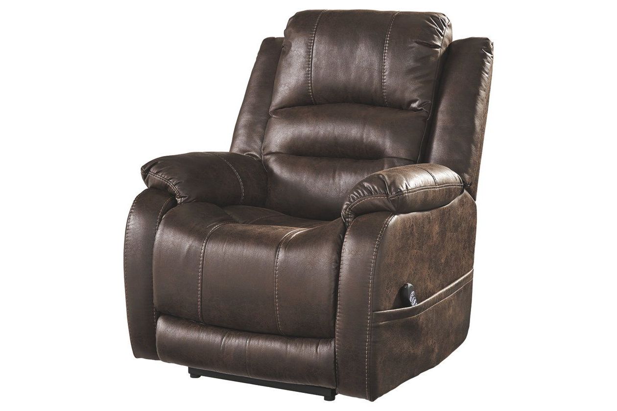 Faux Leather Ac And Usb Charging Ottomans With Most Recently Released Barling Power Recliner (View 7 of 10)