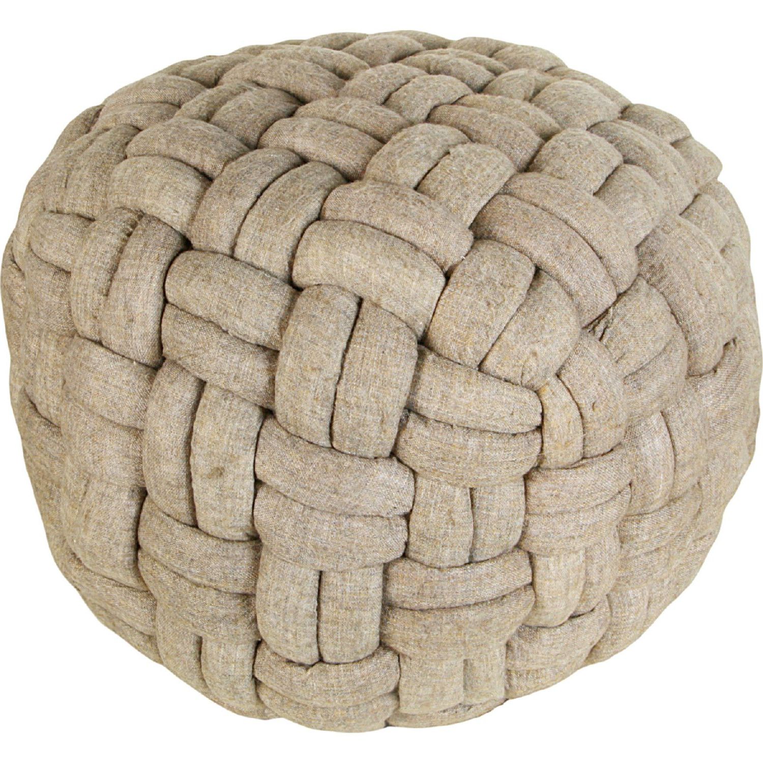Favorite Moe's Home Collection Lk 1004 21 Bronya Pouf Cappuccino Pashmina Wool In Scandinavia Knit Tan Wool Cube Pouf Ottomans (View 6 of 10)