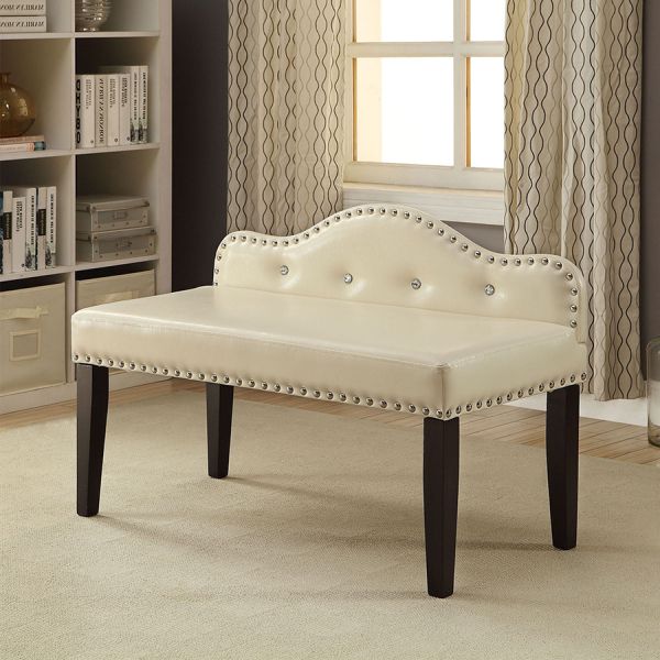 Furniture Of America, Furniture With Famous Ivory Button Tufted Vanity Stools (View 7 of 10)