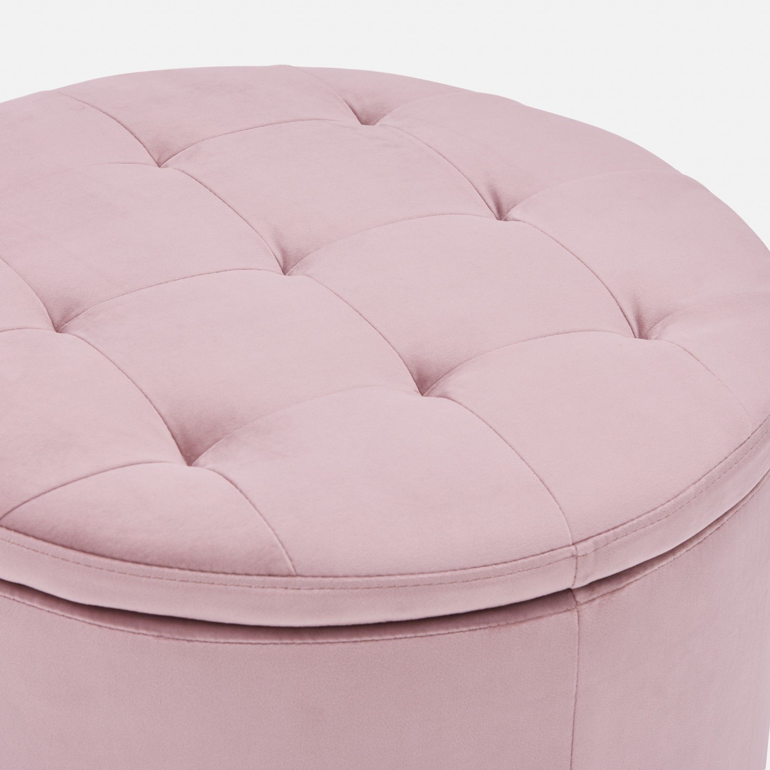 Most Current Mily – Velvet Ottoman With Storage – Purple And Pink (View 5 of 10)