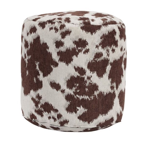 Most Current Warm Brown Cowhide Pouf Ottomans Intended For Brown Cow Udder Madness Pouf Ottoman – Overstock –  (View 7 of 10)