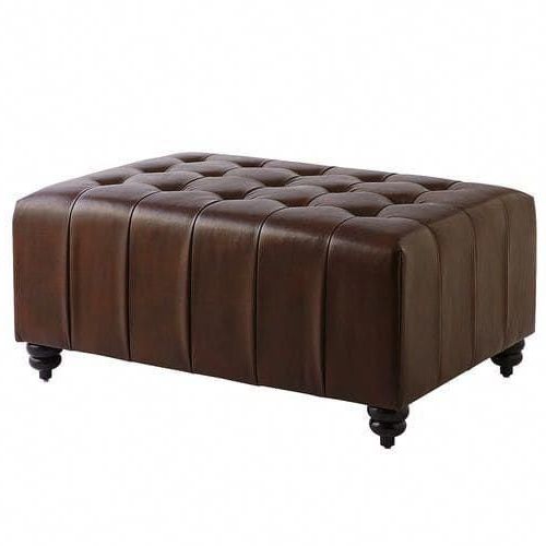 Most Popular Neville Pheasant Brown Ottoman (View 5 of 10)