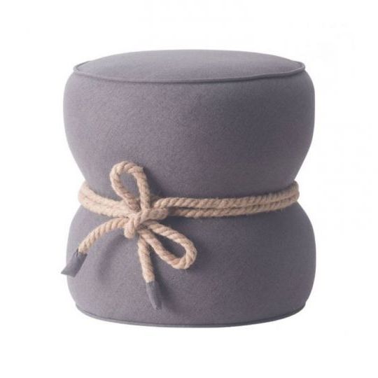 Most Recently Released Design Row – Tie The Knot Pouf Laguna Collection (View 3 of 10)