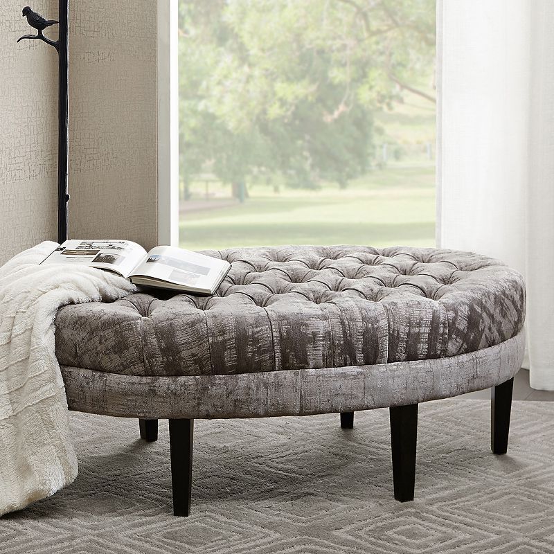 Most Recently Released Madison Park Chase Surfboard Tufted Ottoman (View 2 of 10)