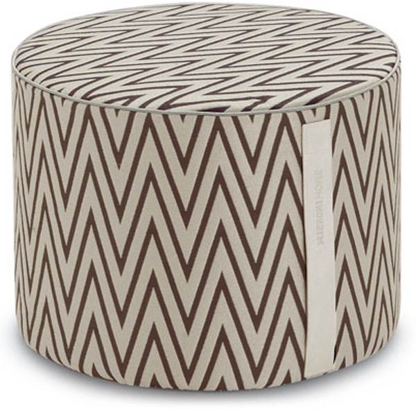 Most Up To Date Beige Trellis Cylinder Pouf Ottomans For Missoni Home Cylinder Pouf Rewari (View 3 of 10)