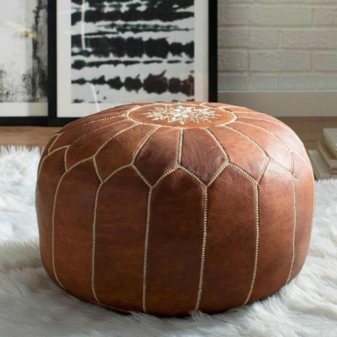 Most Up To Date Gray Moroccan Inspired Pouf Ottomans With Moroccan Pouf Ottoman Footstool Poof Poufs Pouffe Pouffe (View 1 of 10)