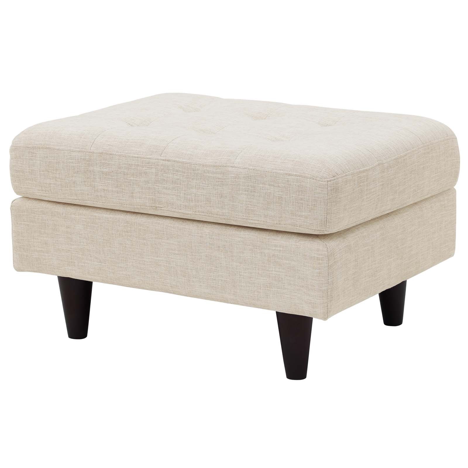 Multi Color Fabric Square Ottomans Regarding Famous Modway Empress Upholstered Fabric Ottoman, Multiple Colors – Walmart (View 10 of 10)
