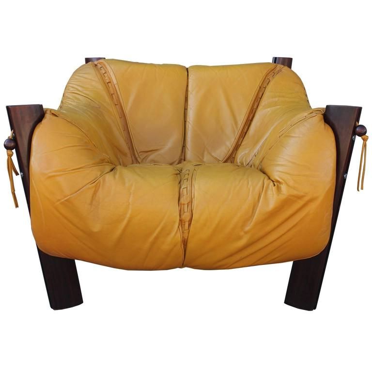 Mustard Yellow Modern Ottomans Throughout Best And Newest Percival Lafer Brazilian Mustard Yellow Lounge Chair With Ottoman At (View 9 of 10)