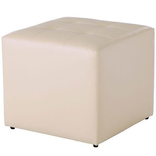 Pier 1 Imports Great Price Too For Latest White And Blush Fabric Square Ottomans (View 4 of 10)