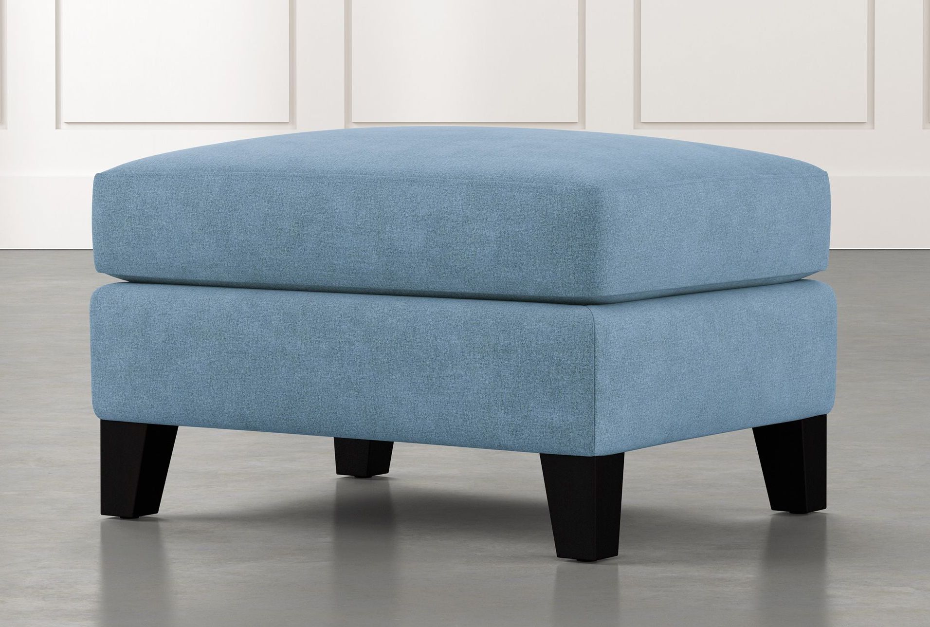 Popular Light Blue Cylinder Pouf Ottomans In Light Blue Square Ottoman (View 8 of 10)