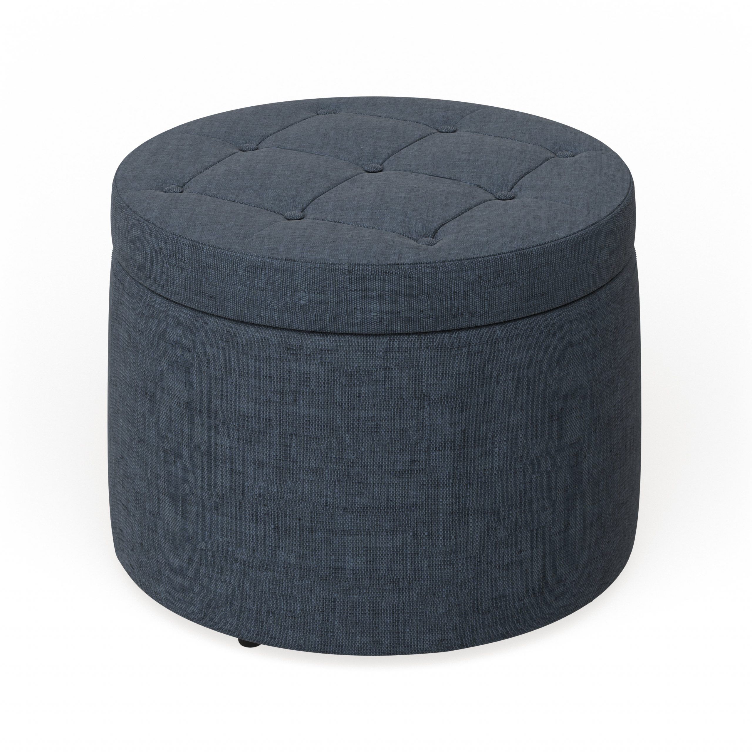 [%porch & Den Deslonde Round Shoe Storage Ottoman [18036358] – $38.99 For Preferred Round Gray Faux Leather Ottomans With Pull Tab|round Gray Faux Leather Ottomans With Pull Tab With Most Recently Released Porch & Den Deslonde Round Shoe Storage Ottoman [18036358] – $38.99|latest Round Gray Faux Leather Ottomans With Pull Tab Inside Porch & Den Deslonde Round Shoe Storage Ottoman [18036358] – $38.99|trendy Porch & Den Deslonde Round Shoe Storage Ottoman [18036358] – $ (View 4 of 10)