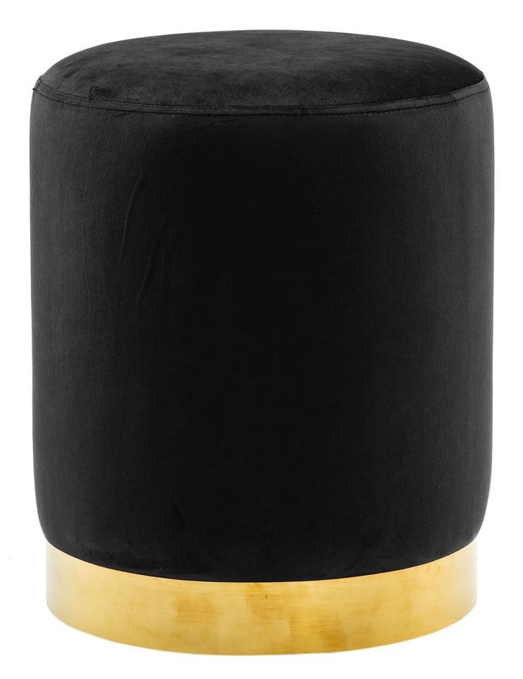 Pri Black Velvet Round Ottomantov Furniture Throughout Most Up To Date Dark Red And Cream Woven Pouf Ottomans (View 10 of 10)