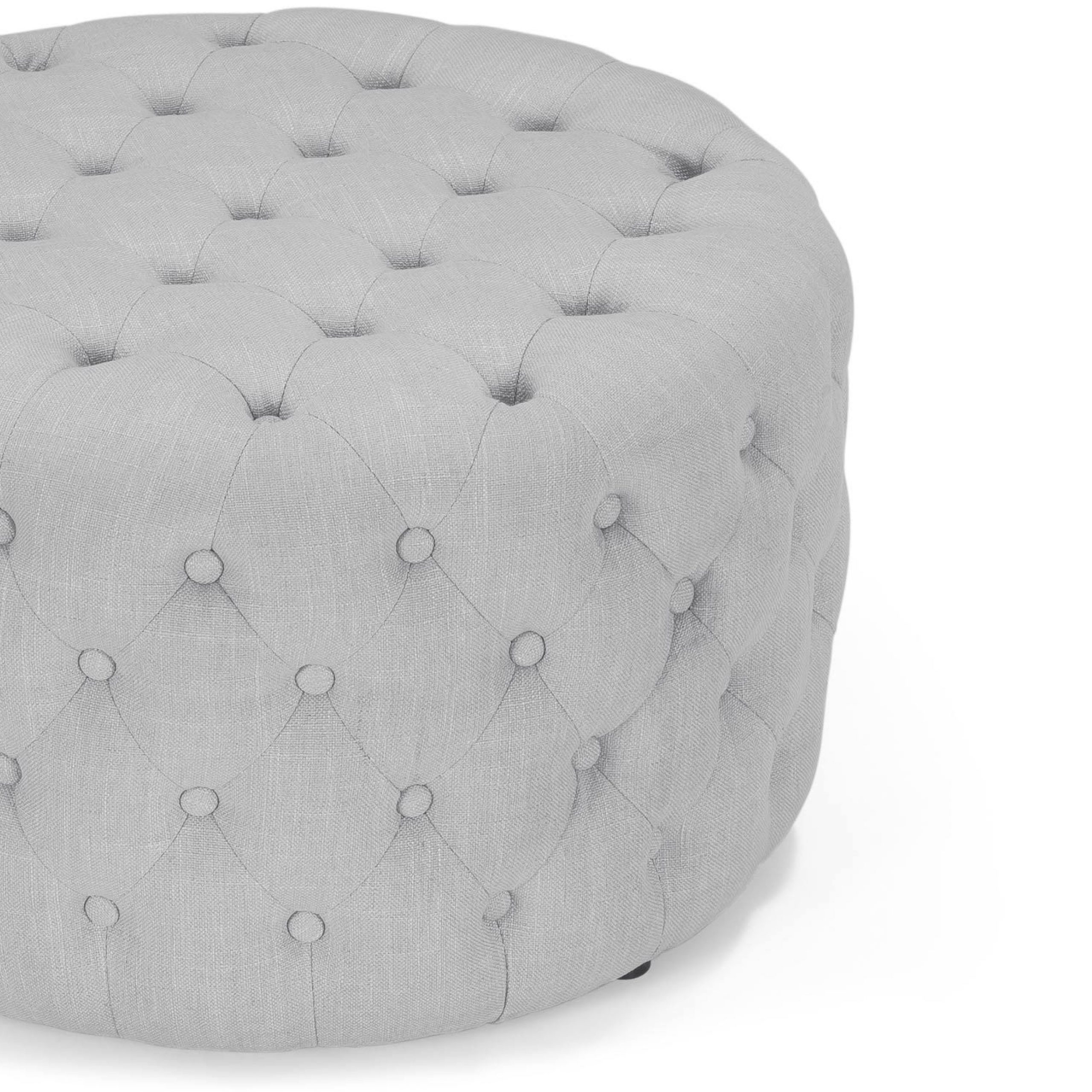 Round Ottoman (View 4 of 10)