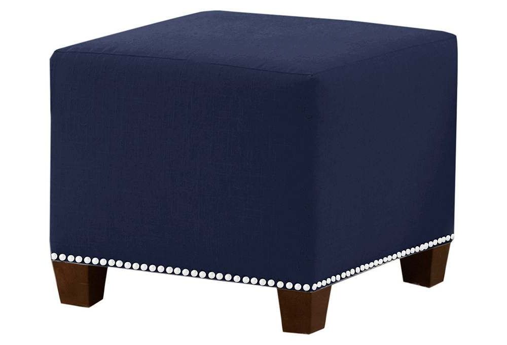 Square Ottoman, Ottoman, Upholstered (View 8 of 10)
