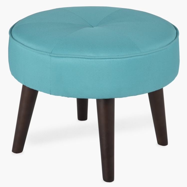 Textured Green Round Pouf Ottomans Regarding Well Known Bruno Textured Round Ottoman (Photo 5 of 10)